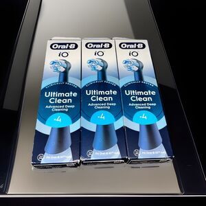 Oral-B iO Ultimate Clean Replacement Brush Head -4 Pack Of 3